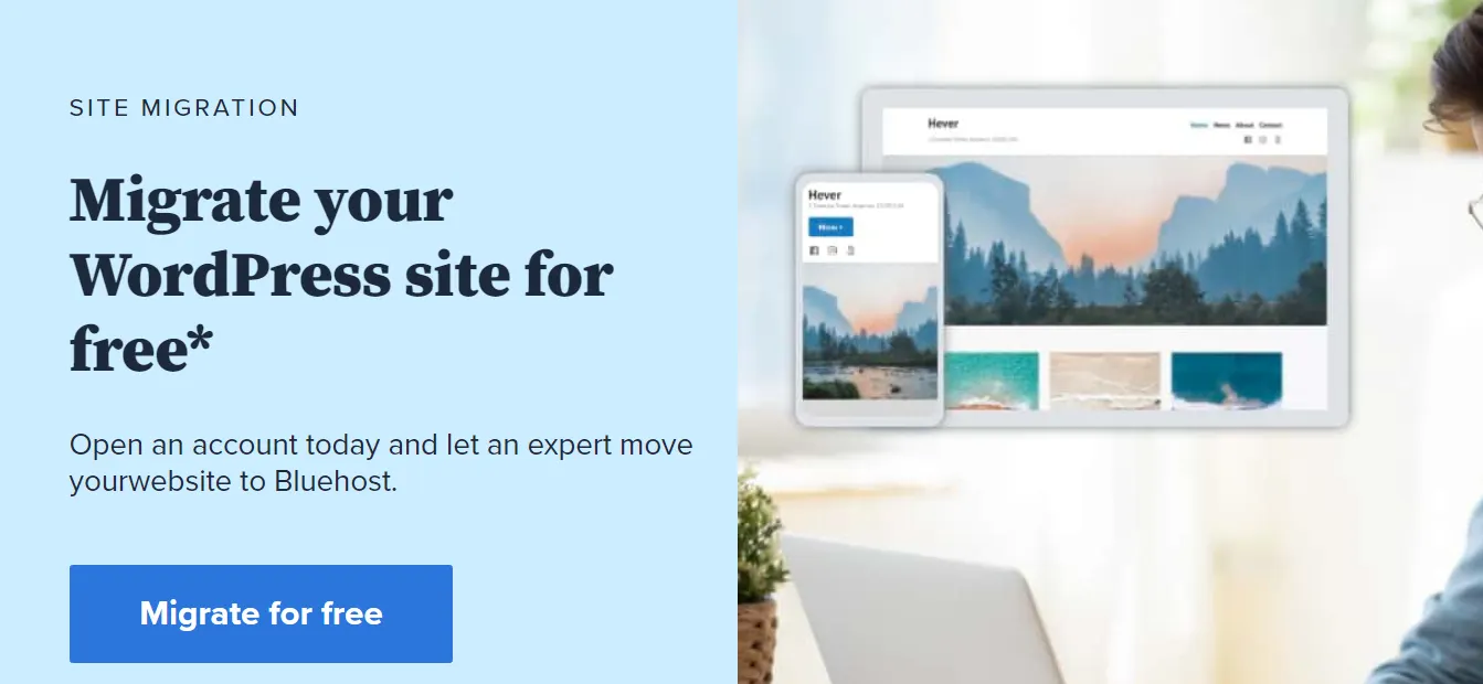 Migrate your websites absolutely free with Bluehost offering is live right now