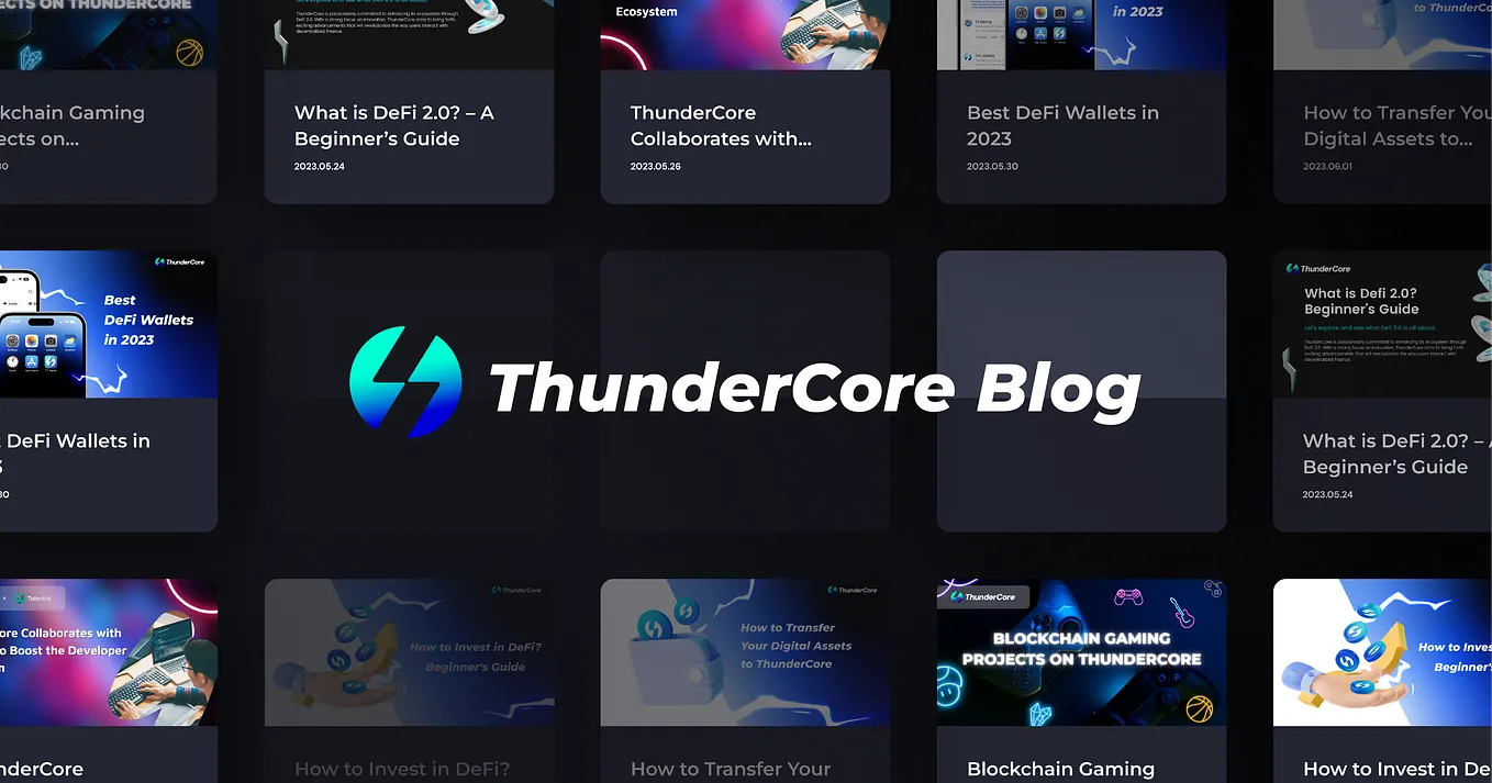 We’ve moved! Introducing ThunderCore Blog