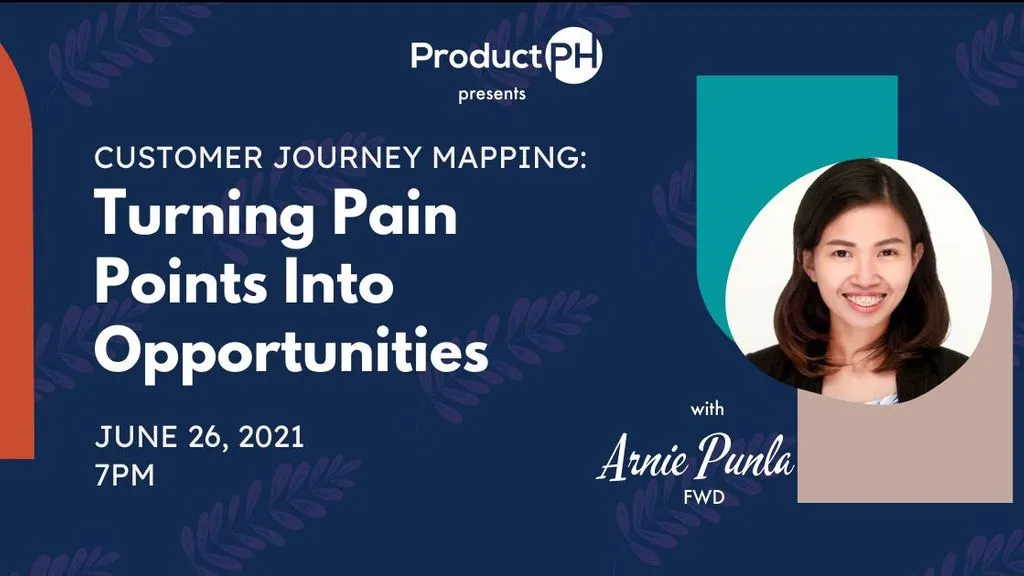 Turning Pain Points into Opportunities with Arnile Punla blue banner with resource speaker headshot