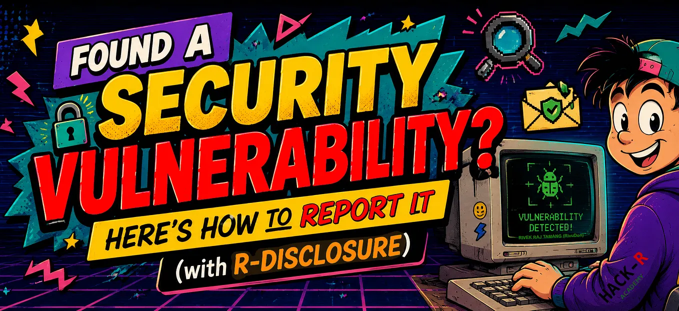 Found a Security Vulnerability? Here’s How to Report It (with R-Disclosure)