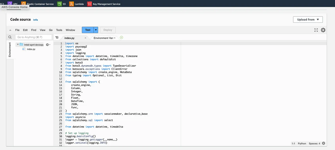 How to deploy Python SQL client (psycopg2, SQLAlchemy, Prisma etc) in AWS Lambda to RDS