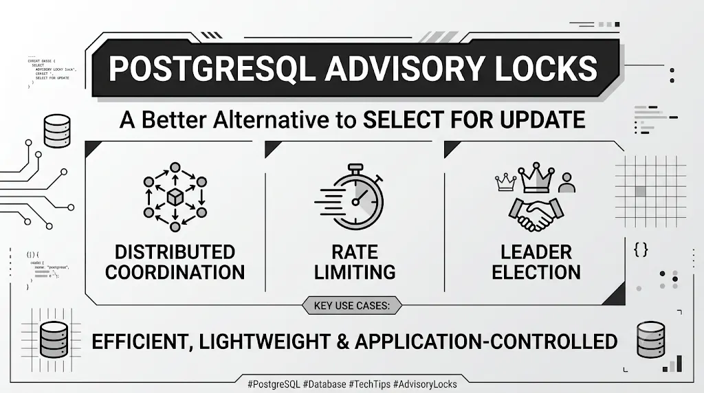 PostgreSQL Advisory Locks: A Better Alternative to SELECT FOR UPDATE
