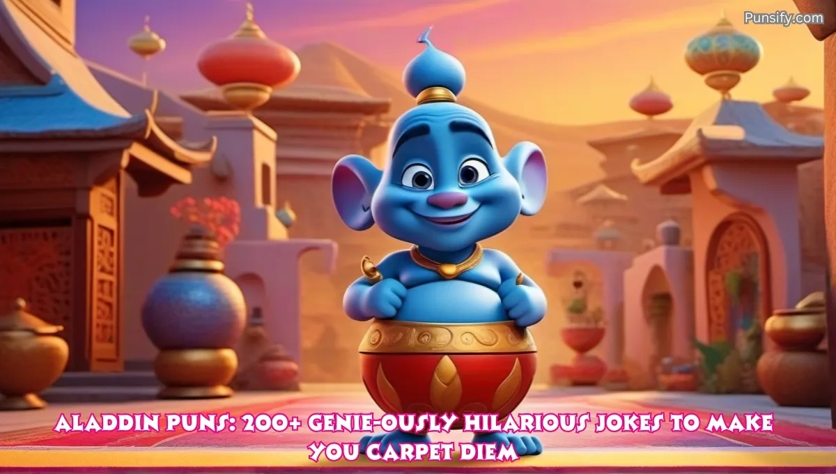 Aladdin Puns: 200+ Genie-ously Hilarious Jokes to Make You Carpet Diem