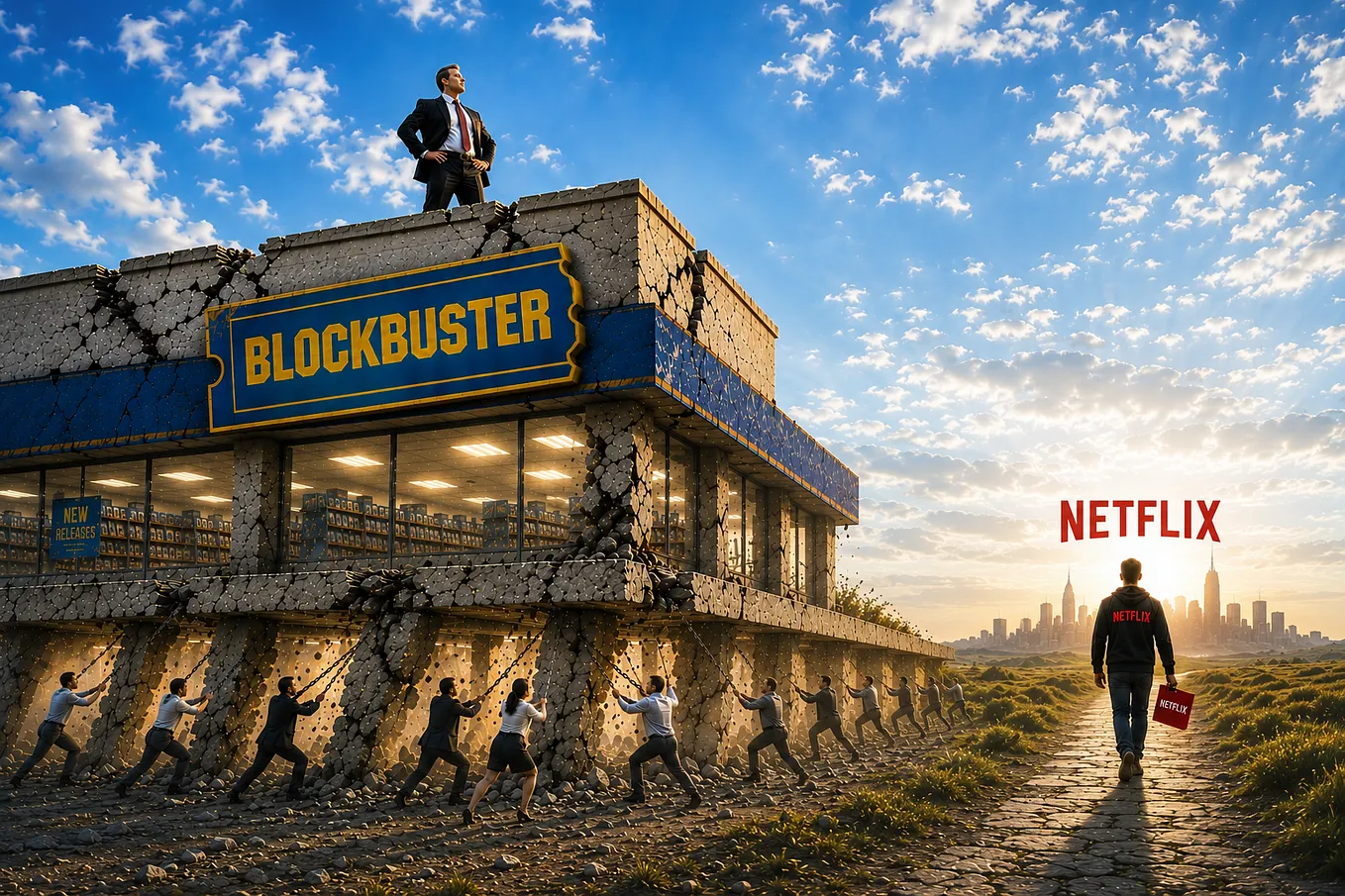 Why Change Doesn’t Really Come From The Top: The True Story of Blockbuster & Netflix