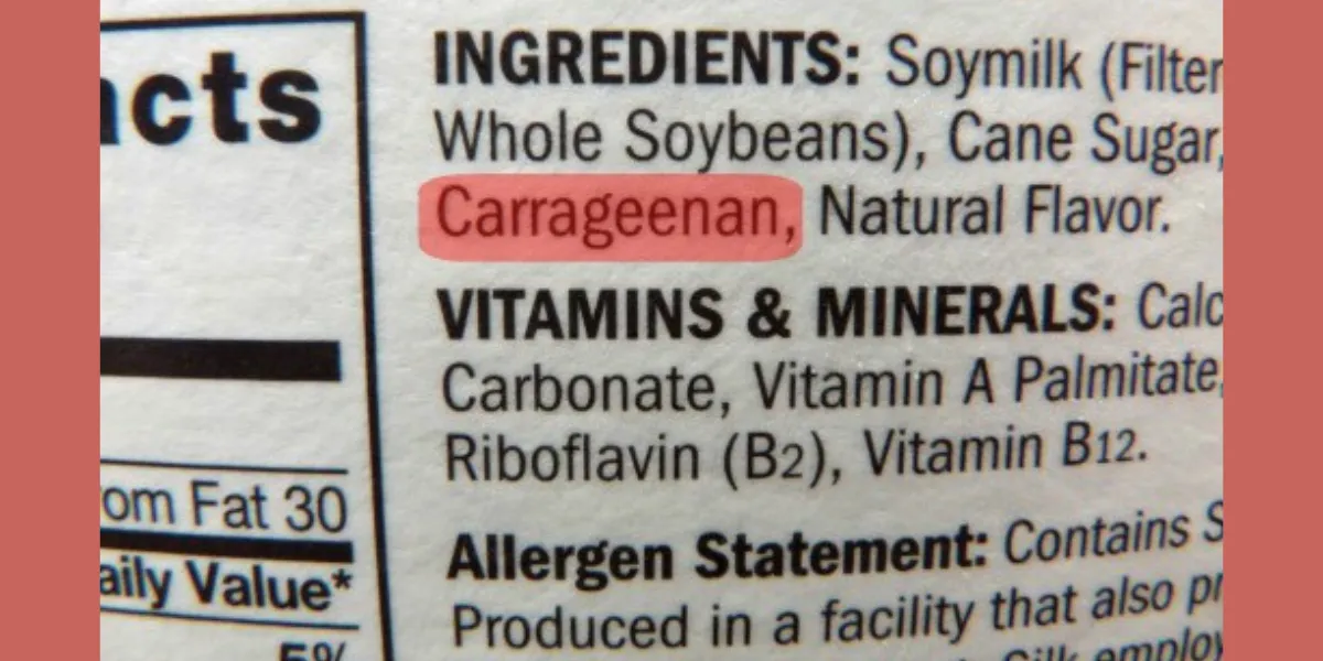 label with carrageenan