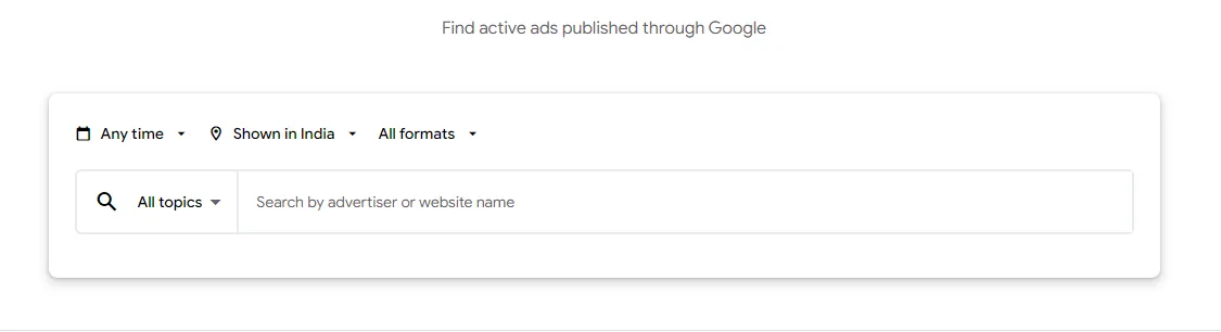 How can you check if a particular website is doing PPC Campaigns?