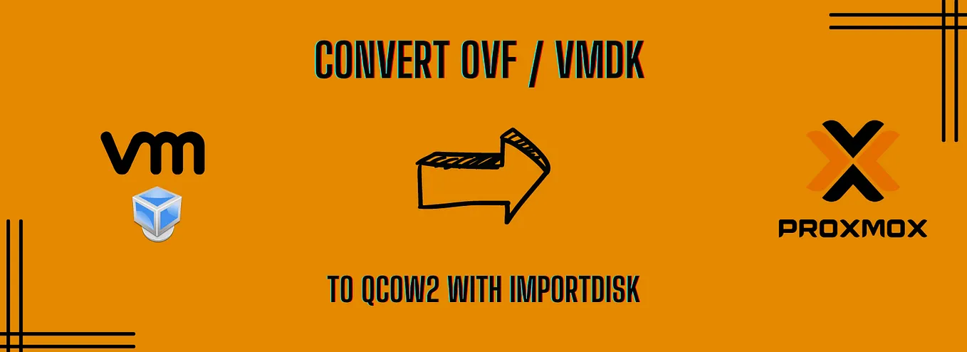 Import vmdk Virtual Disk from OVF into ProxMox