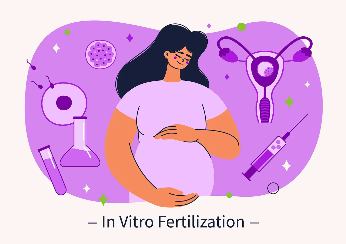 Illustration image of IVF treatment in the Best fertility clinic in Kolkata, PHS Fertility