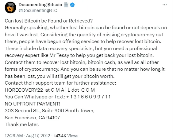 How to Hire a Professional crypto recovery services,How i was able to get back lost cryptocurrency…