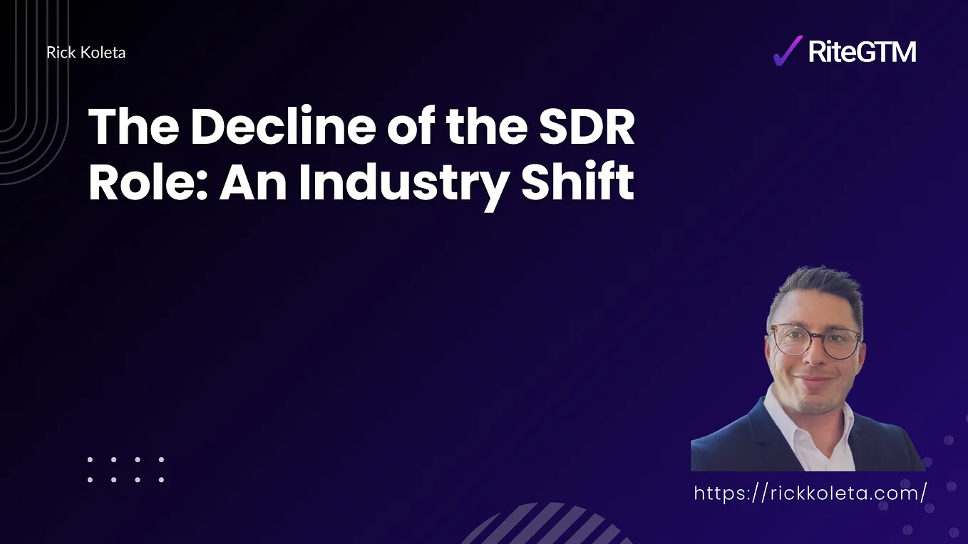 The Decline of the SDR Role: An Industry Shift