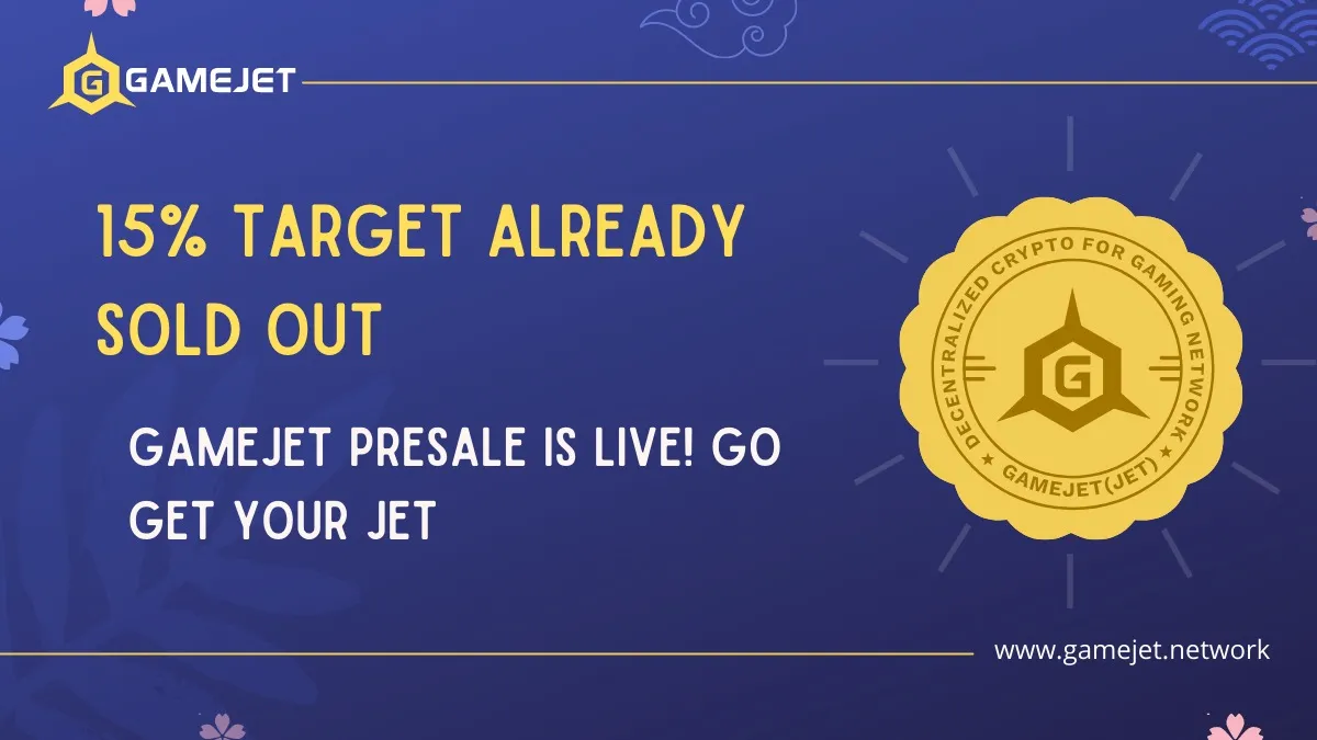 GameJet Presale is Live! Go Get Your JET