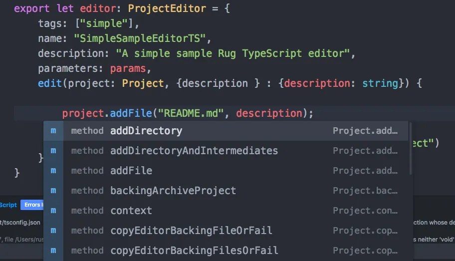 One Rug editor’s journey from DSL to TypeScript