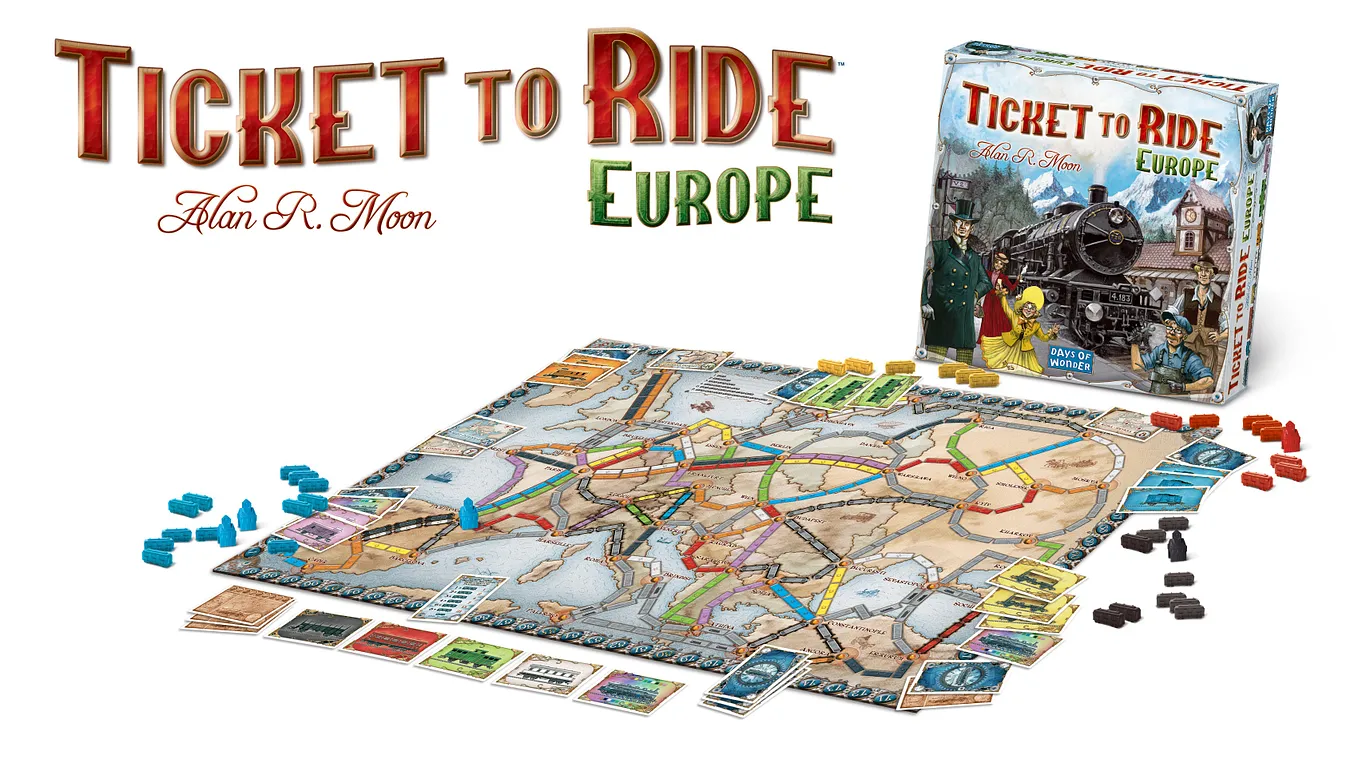 How to play: Ticket to Ride Europe