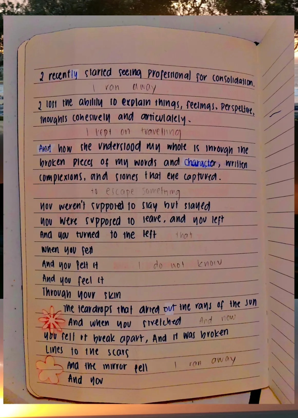 Reflection of discoveries after Typhoon Kristine | by the poetry she ...