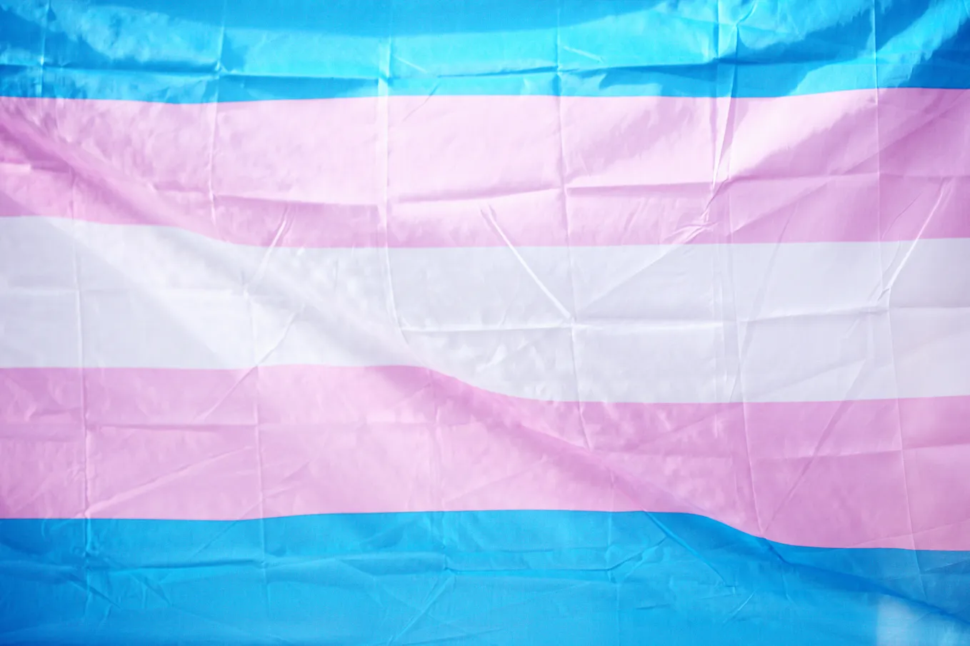 Image of the trans pride flag. Photo by Alexander Grey from Unsplash.