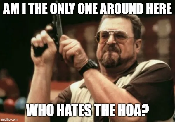 Am I The Only One Around Here Who Hates The HOA?