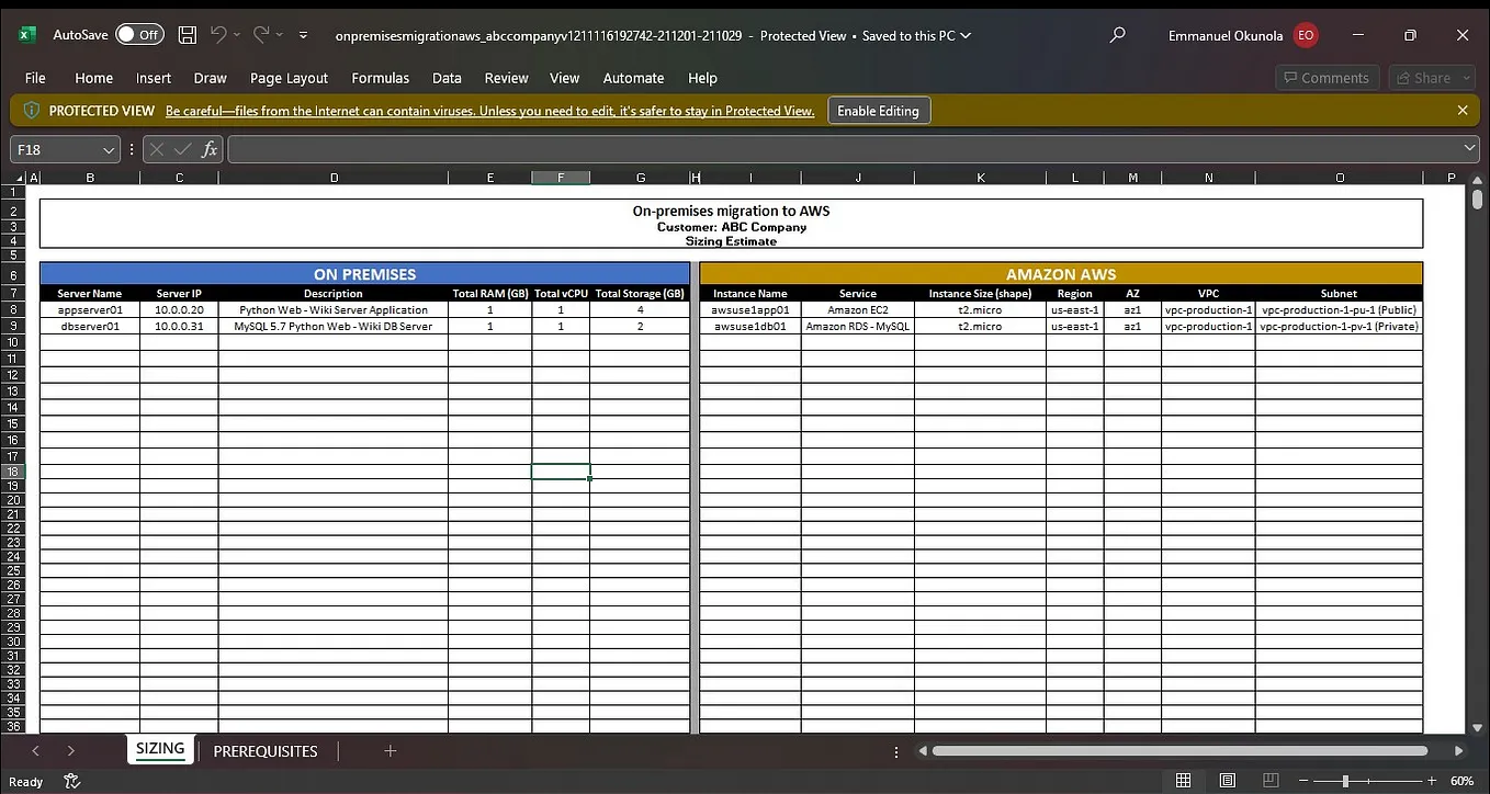 On-Premises Migration to AWS part 2