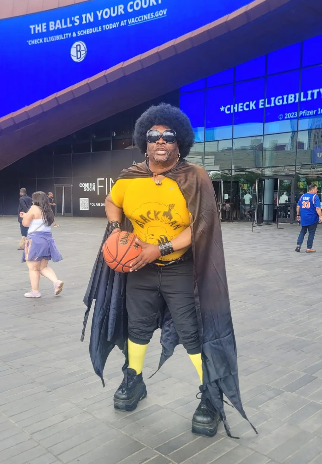 Blackman the Superhero: Soaring High with his love of HOKA Sneakers