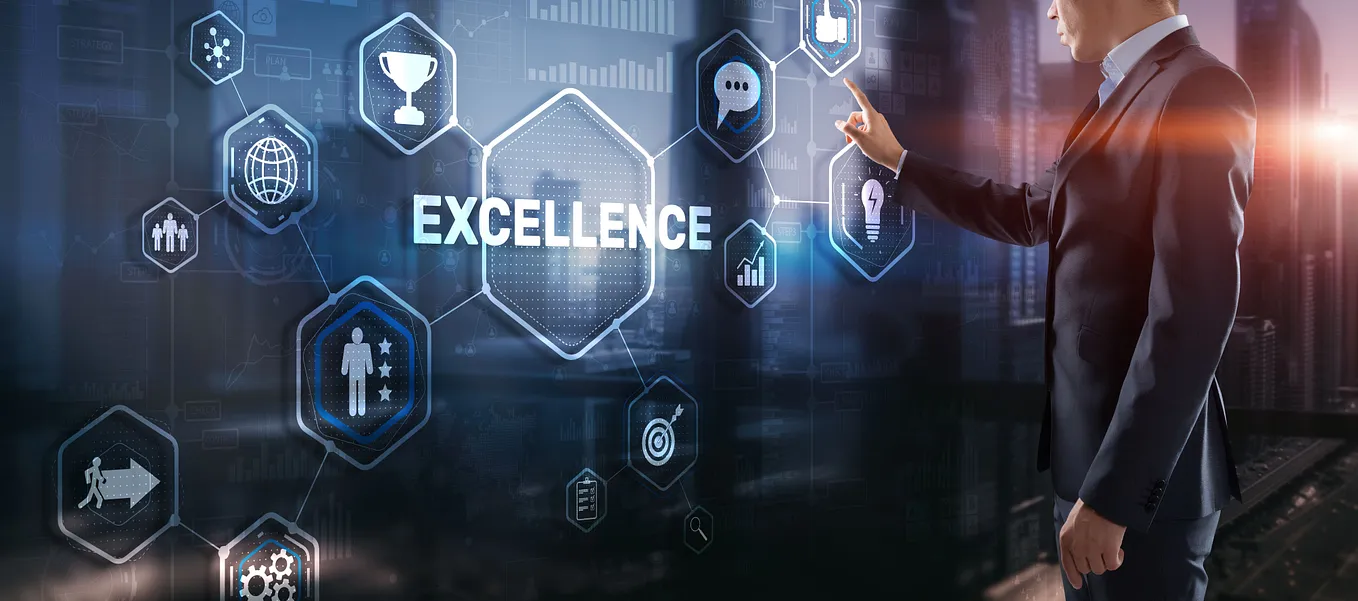 To complement the concepts discussed in this article, the following image illustrates the modern approach to achieving excellence within an organization. It symbolizes the integration of various elements that contribute to a Center of Excellence, such as strategic planning, continuous improvement, and innovation. Photo: © Funtap / Adobe Stock