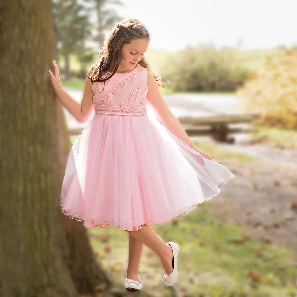 white christmas dresses Animal Print Designer Dress for Toddler Girls