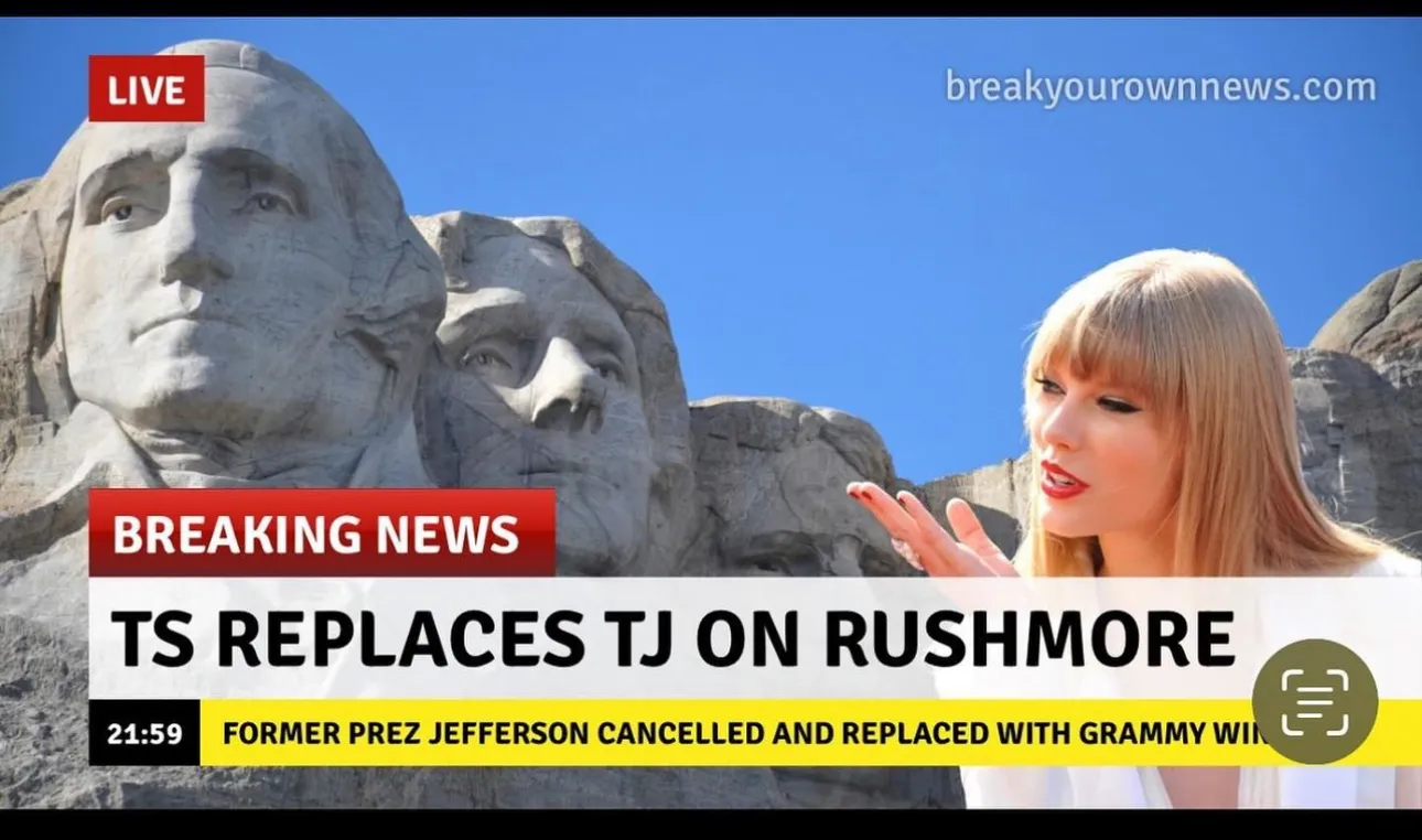 Taylor Swift for Mount Rushmore? Why It’s Time to Shake Off the Past and Embrace a Sparkling Future