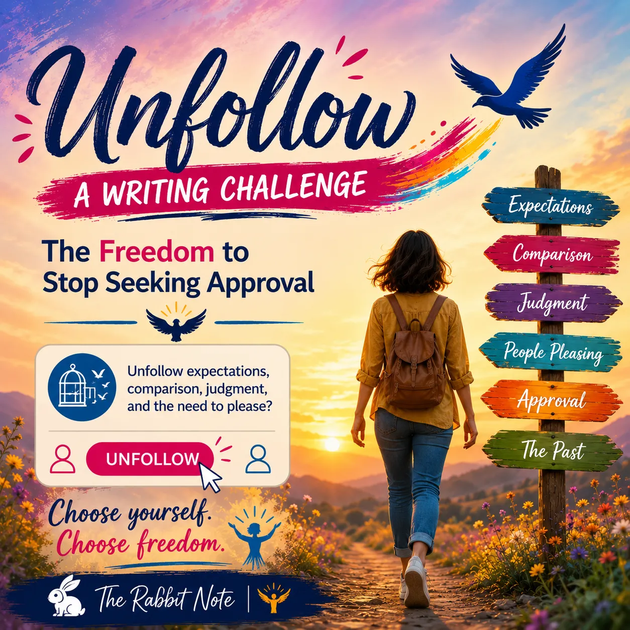 UNFOLLOW-A Writing Challenge