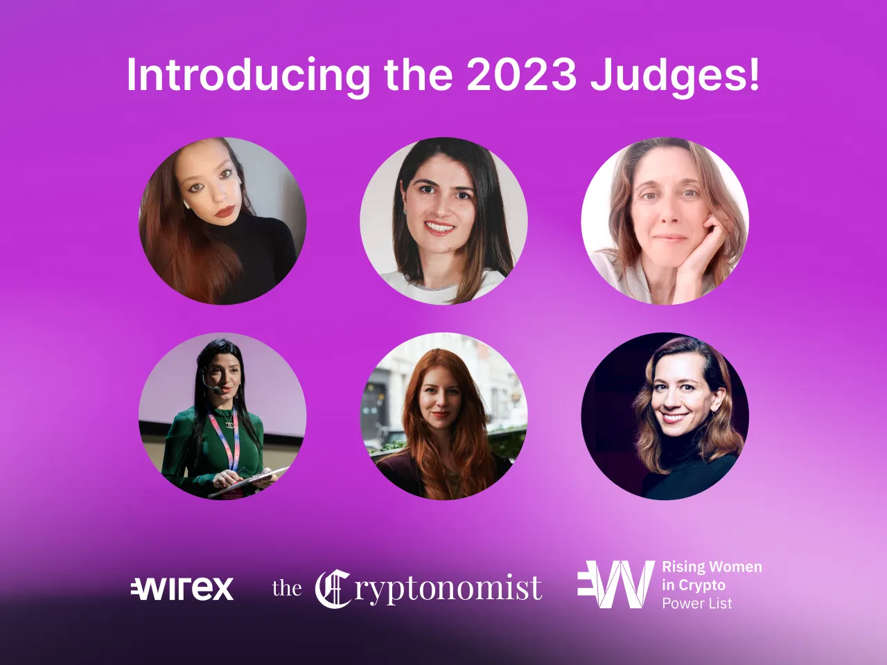 Judges of the 2023 Women in Crypto campaign unveiled!