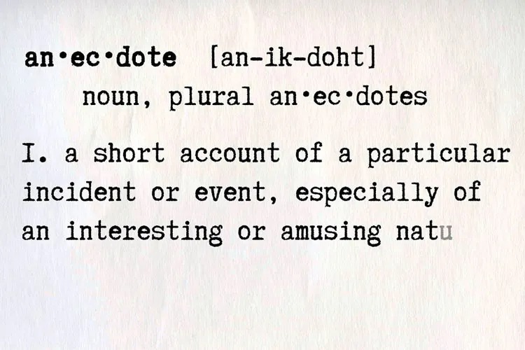 definition of an anecdote