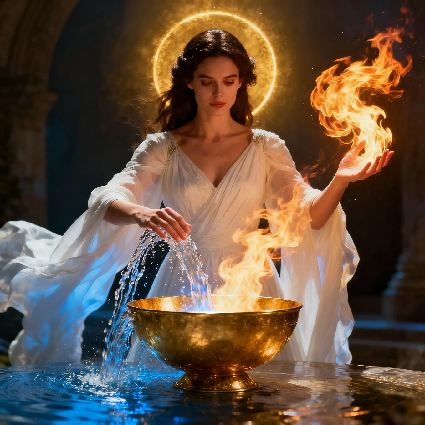 The High Priestess Trusting Your Intuition By Christopher the-high-priestess-trusting-your-intuition-by-christopher
