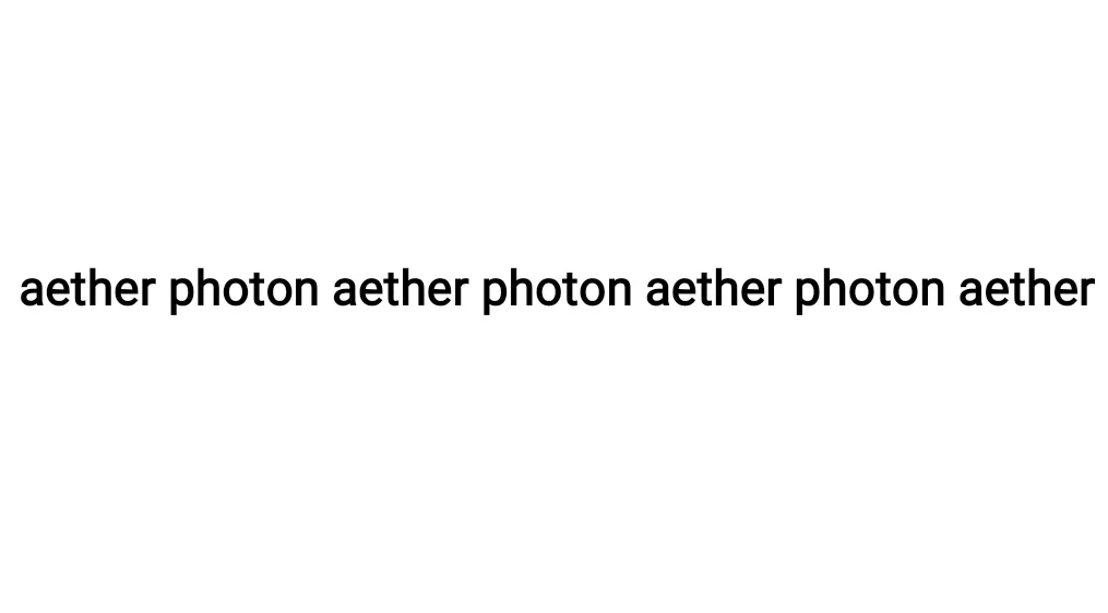 Michelson Morley experiment