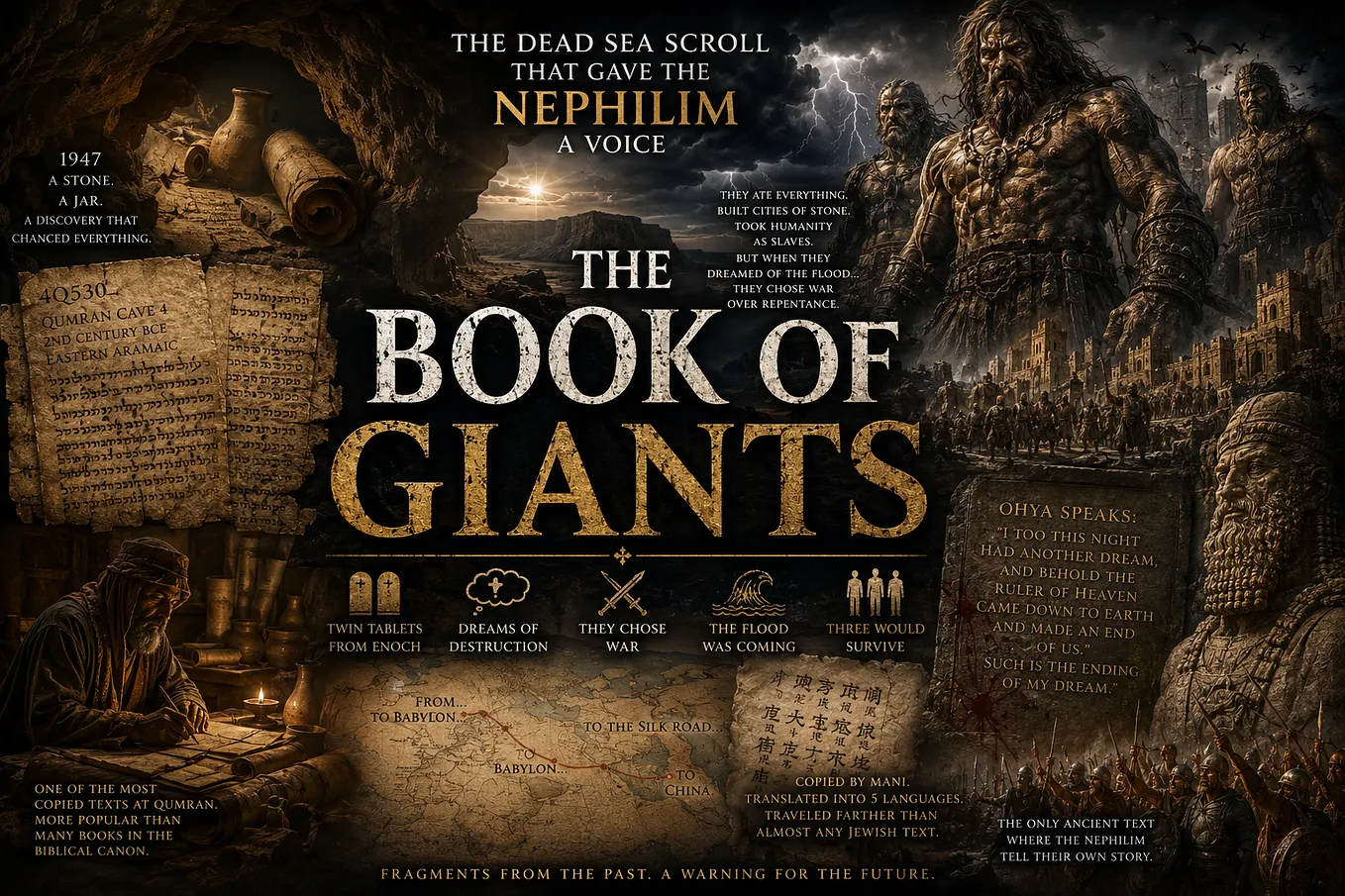 THE BOOK OF GIANTS: The Dead Sea Scroll That Gave the Nephilim a Voice