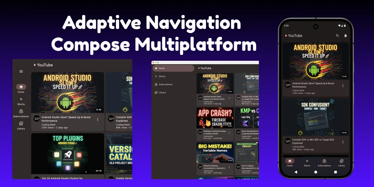 How to Integrate Bottom Navigation Bar for compact screens and a ...