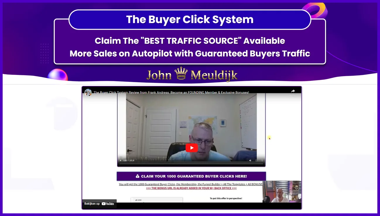 The Buyer Click System: Unlocking the Power of Real Buyer Traffic