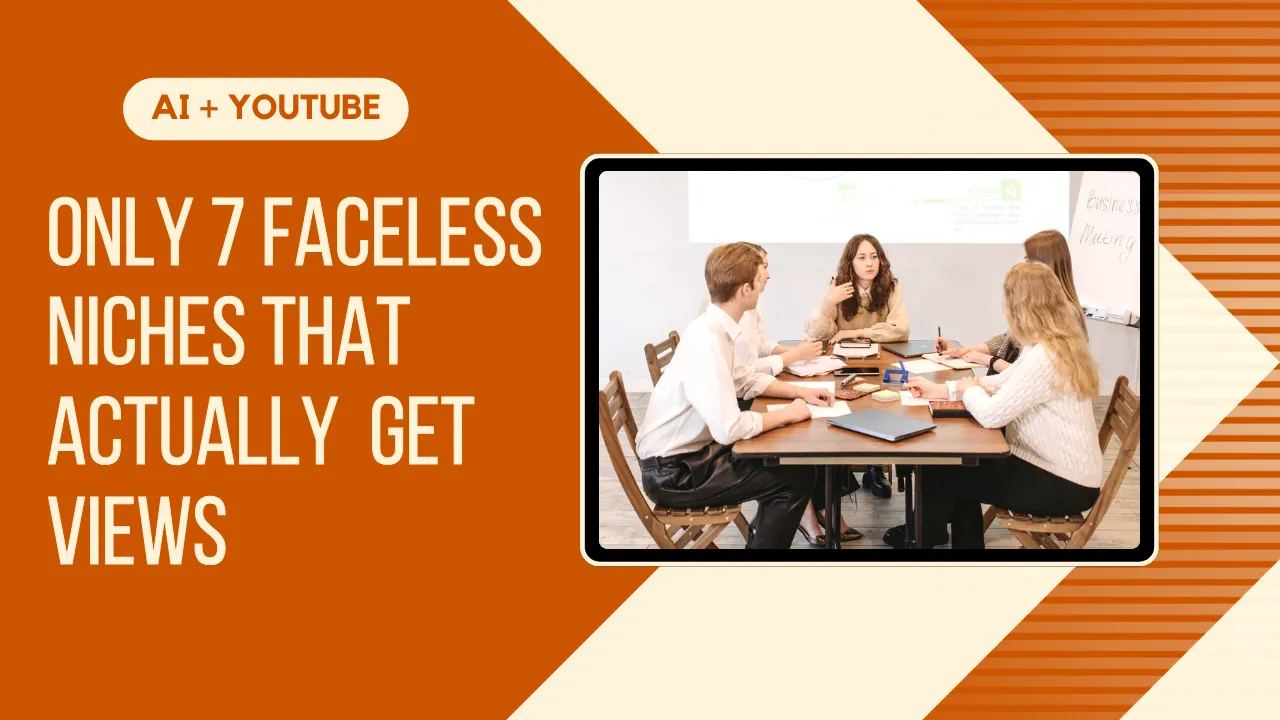 The only 7 faceless niches that will make money on YouTube