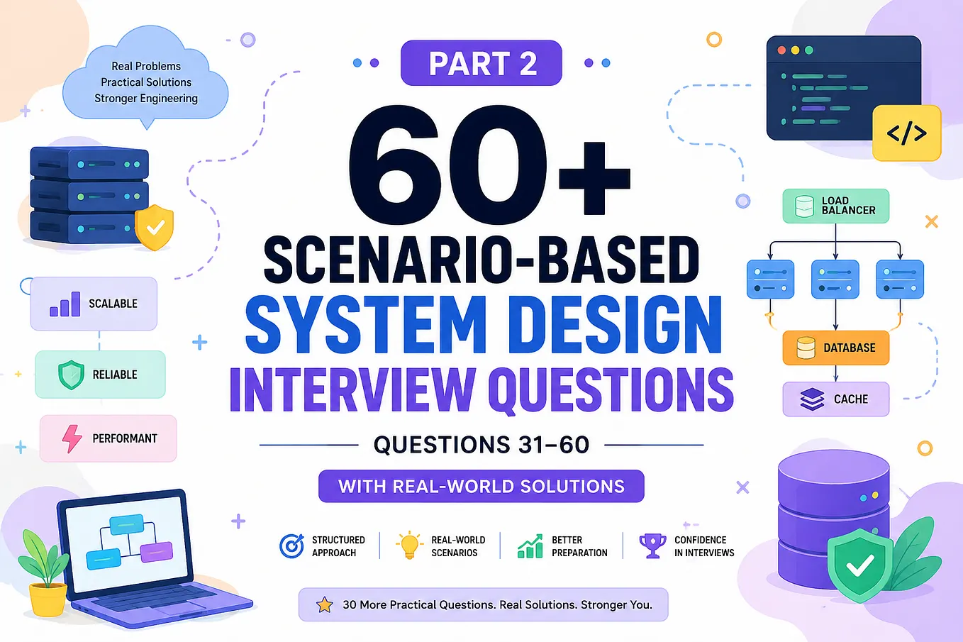 60+ Scenario-Based System Design Interview Questions Every Engineer Should Know (Part 2)