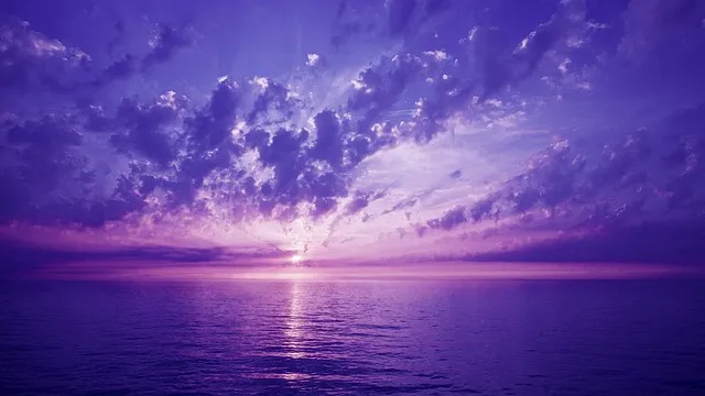 Under the Mystic Deep Realm of the Purple Clouds