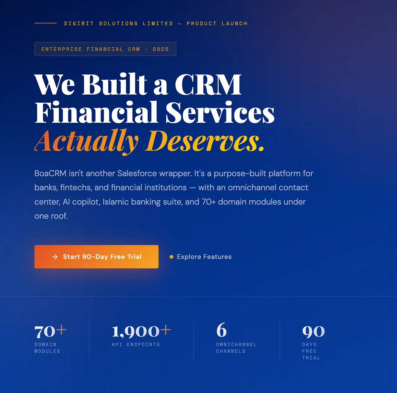 We Built an Enterprise CRM From the Ground Up.