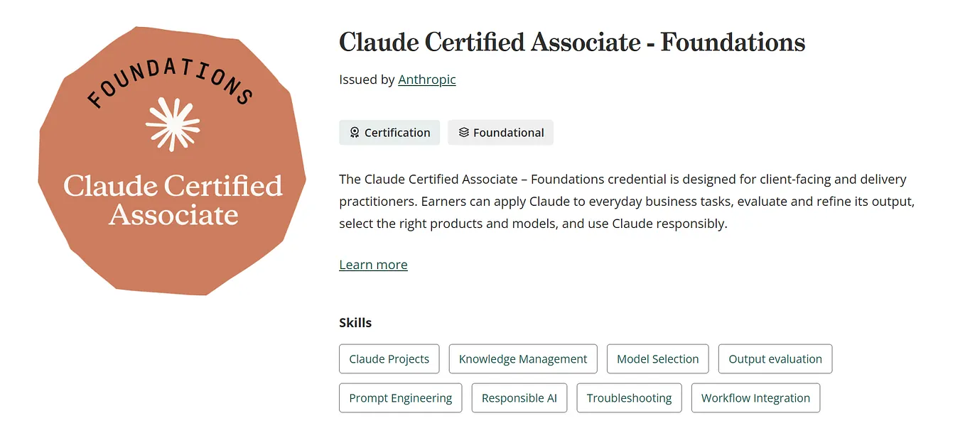 CCAO-F: Claude Certified Associate Foundations Exam and How I prepared for it