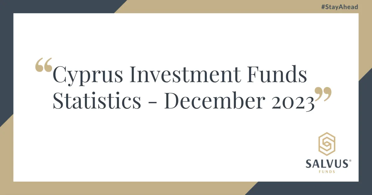 Cyprus Investment Funds Statistics — December 2023