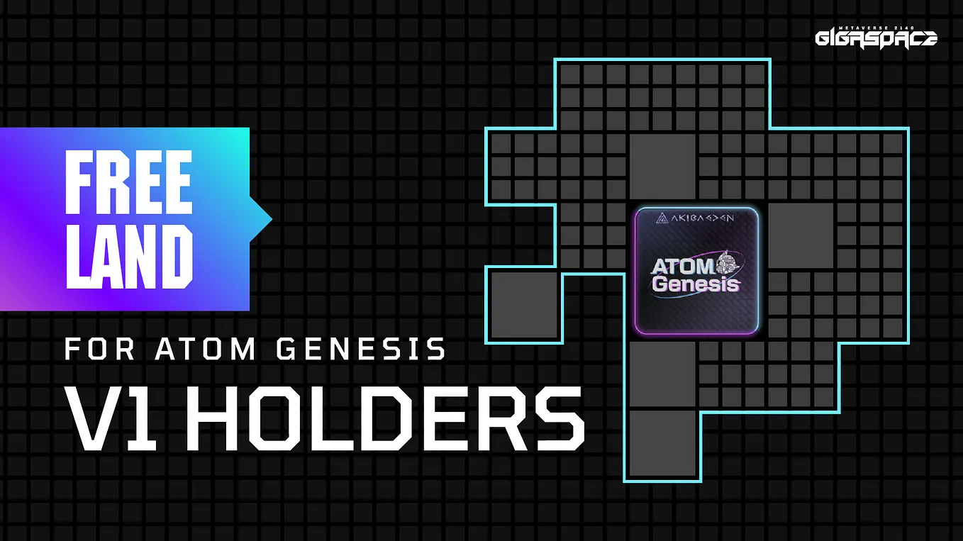 ATOM Genesis V1 Holders: Claim Your Free Land on GigaSpace