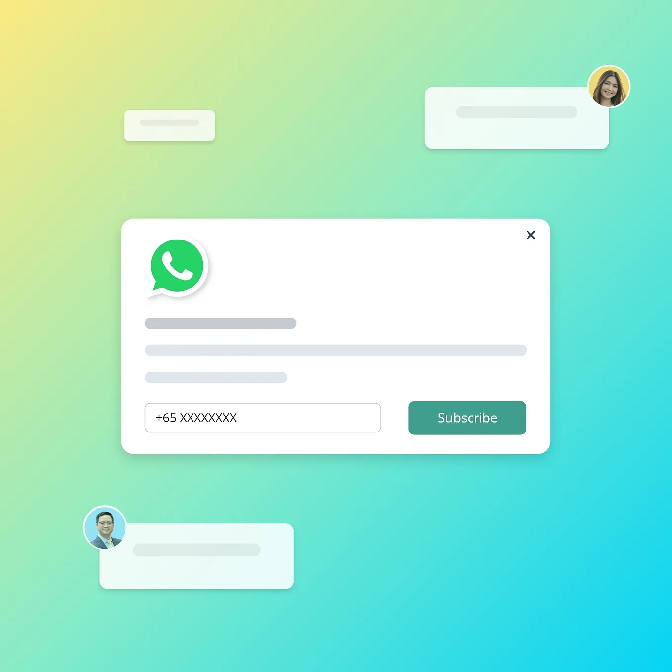 WhatsApp opt-in