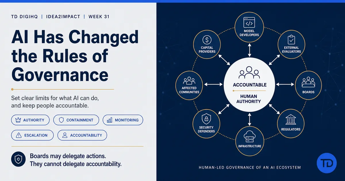 AI Has Changed the Rules of Governance