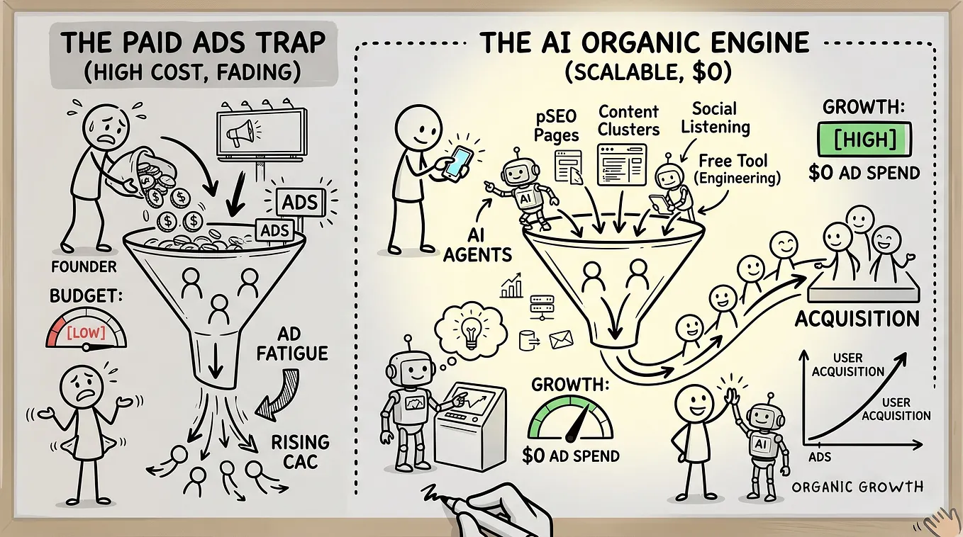 Get Users Without Ads Using AI Systems | Kefpreneur