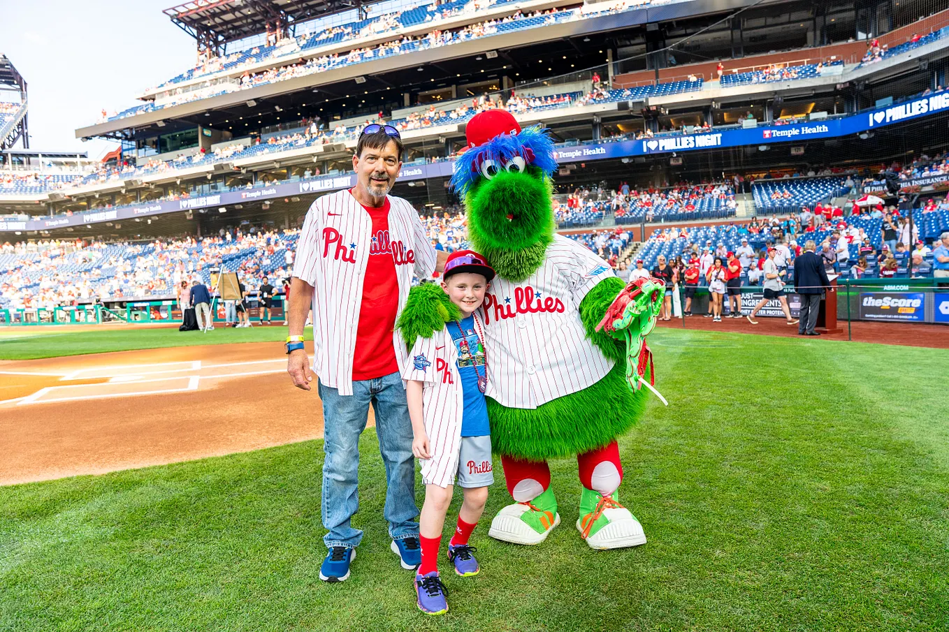 A New Heart, a First Pitch and a Grandson by His Side