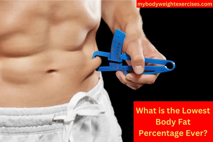 A Muscular Man Checking His Body Fat Percentage With a Pair of Calipers