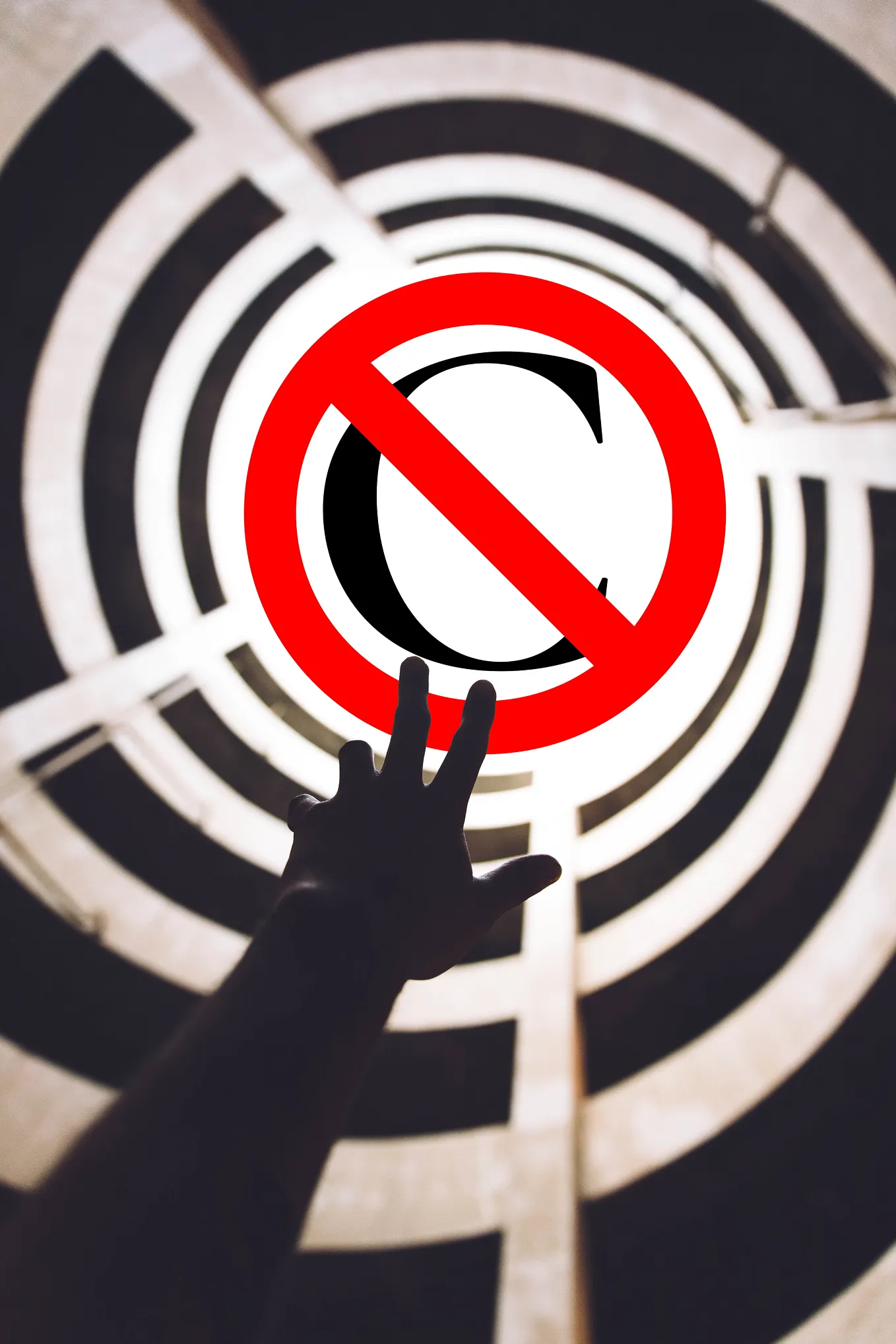 A Creative person reaches for the Copyright, but is denied because of the use of AI tools in their work.