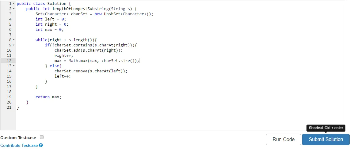 LeetCode #268: Missing Number. The question is as follows