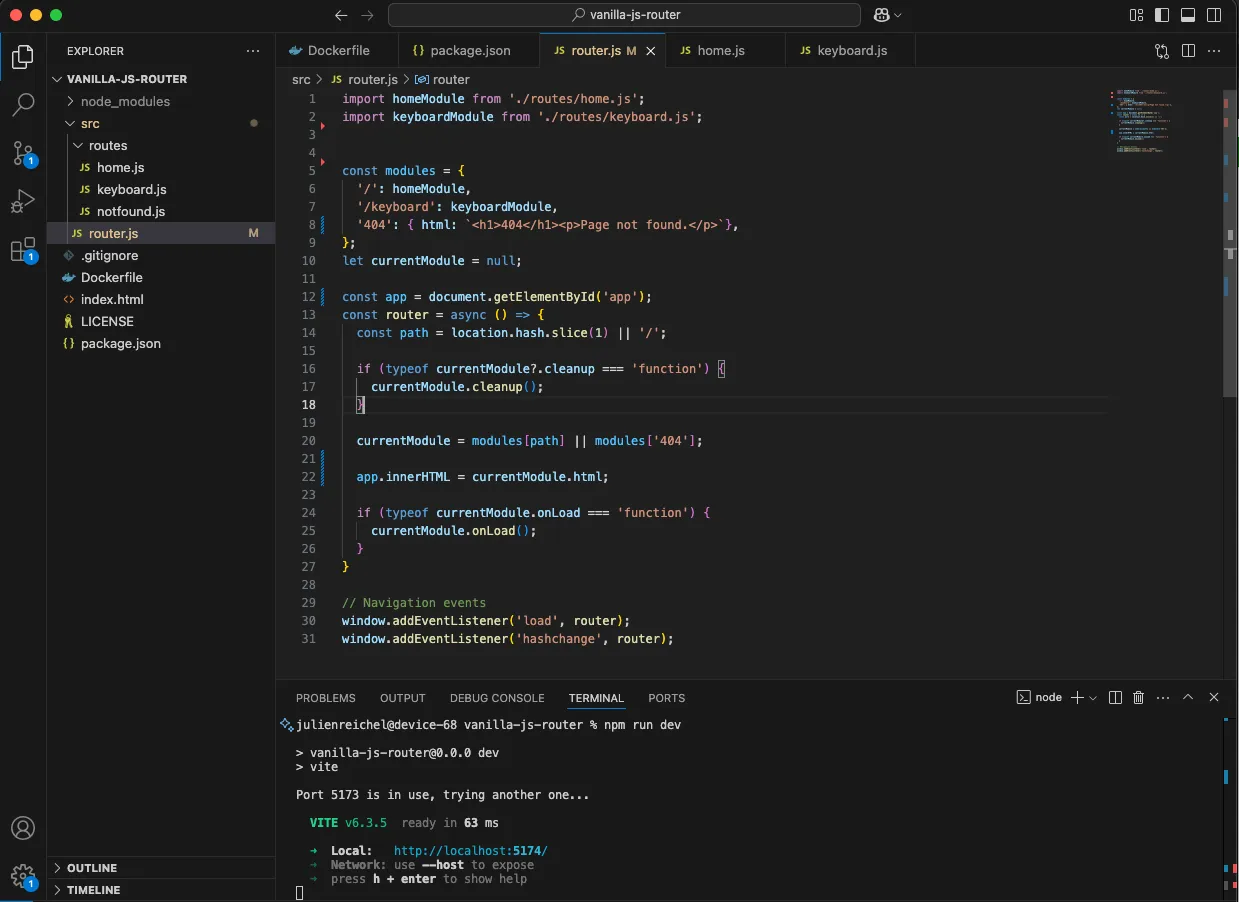 What a Simple JS Router Taught Me About Being a Senior Developer
