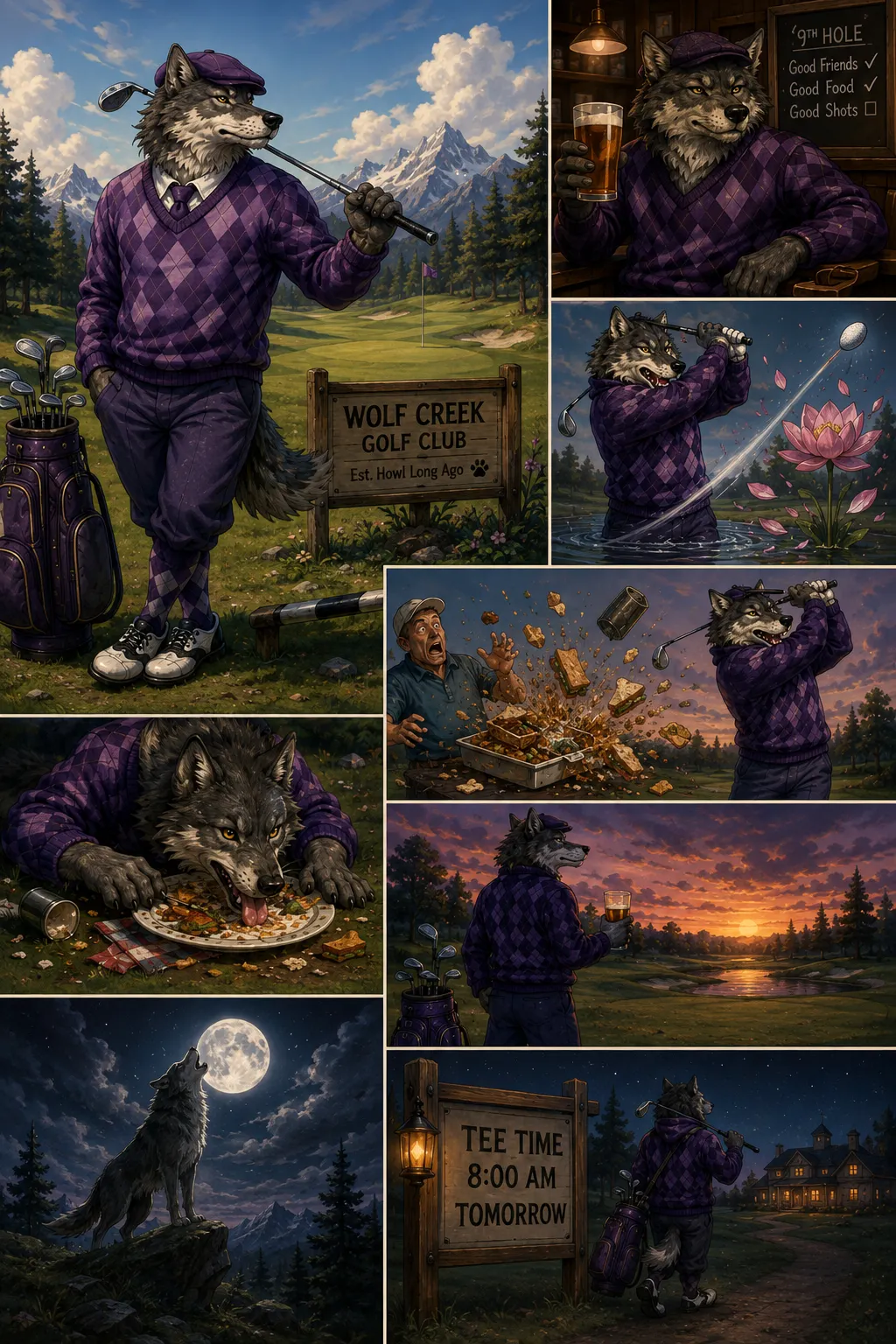 The Wolf Who Shouldn’t Have Played Golf