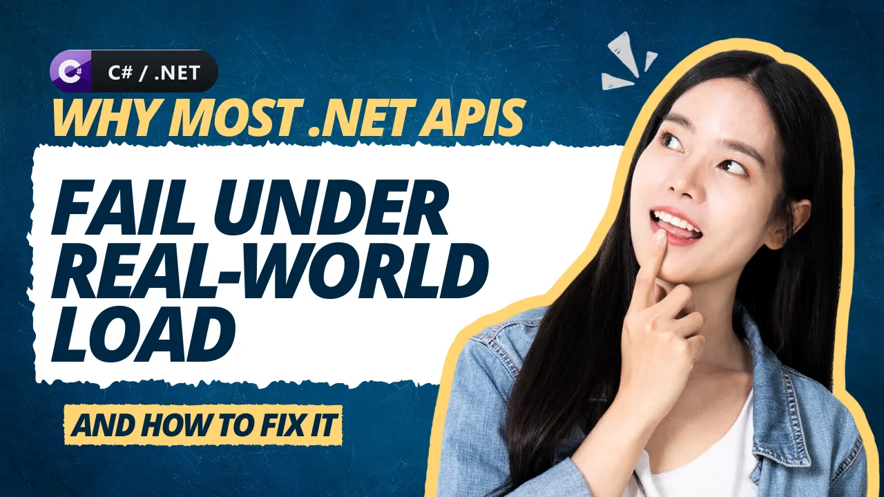 Why Most .NET APIs Fail Under Real-World Load — And How to Fix It